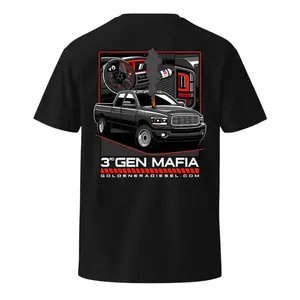 3rd Gen Mafia T-Shirt, Graphic Truck Tee for Automotive Enthusiasts, Car Culture Streetwear Shirt, Performance Style Menswear Top