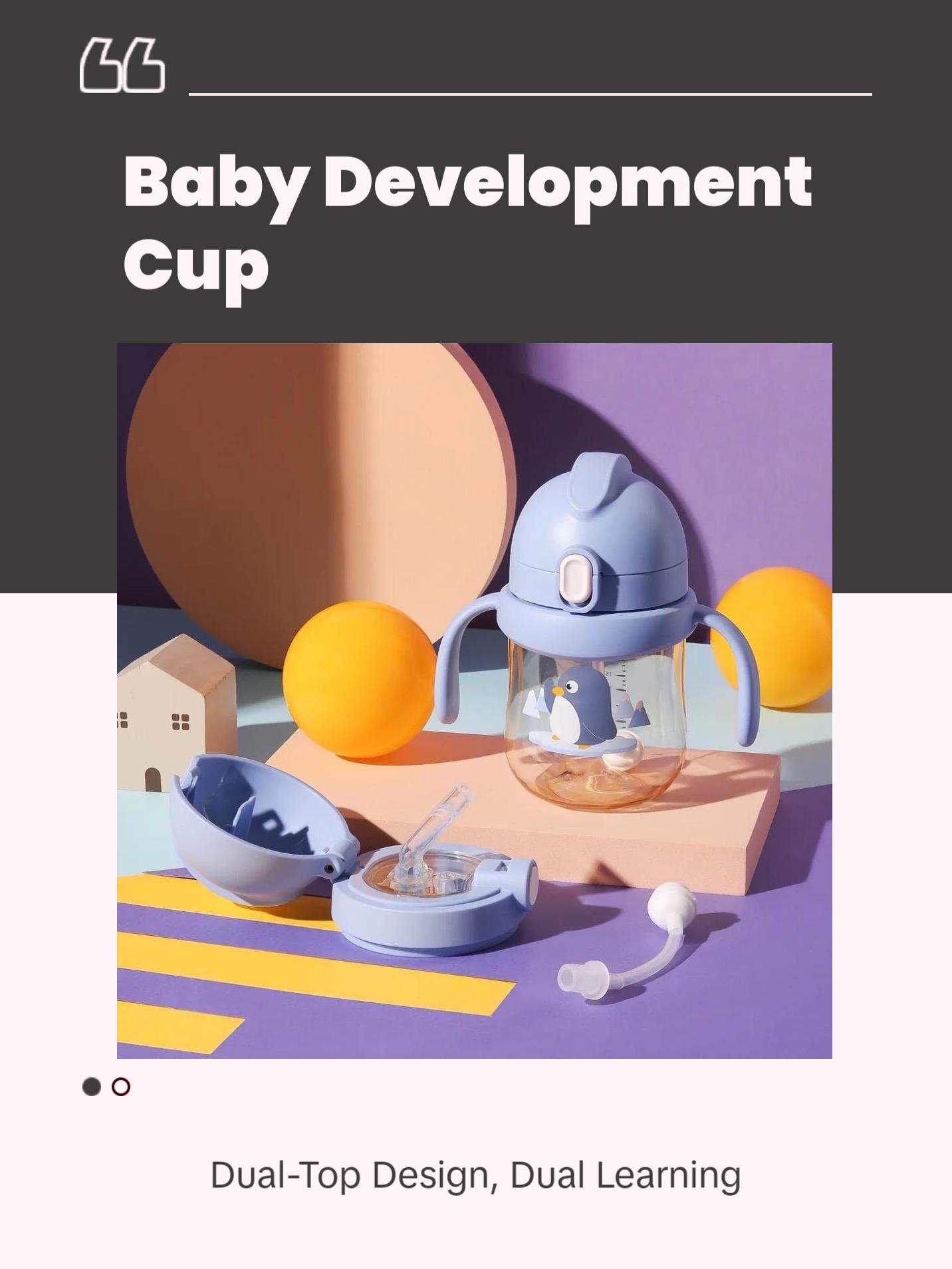 Baby Development Sippy Cup & Straw Cup - Perfect for Your Little One's Drinking Needs - Bottle, Drinkware