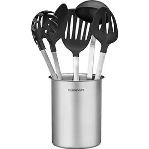 Cuisinart Kitchen Utensil Set with Crock 6pc and Barrel Handle Tools