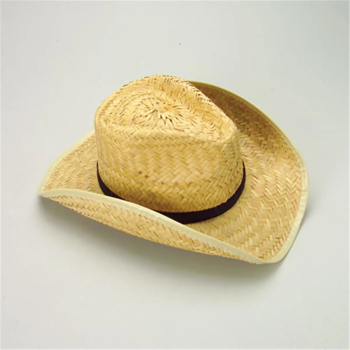 212 MAIN Rolled-Up Cowboy Hat - Wide-Brim Western Hats, Chic Western-Theme Fashion Accessory