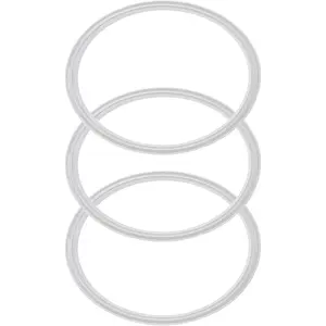 3 Pack - 20 & 10 oz Replacement Rubber Lid Rings, 3.3 Inch Diameter Gasket Seals, White Lid Gasket Rings for Insulated Stainless Steel Tumbler fits Yti, Ozark Trail, Beast and Renowned Brands