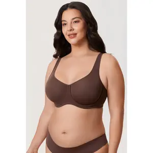 DELIMIRA Women's Supportive Full Coverage Bra