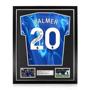 Cole Palmer Signed Framed Chelsea 2024/25 Home Shirt w/ BAS Beckett Authentication - No Frame
