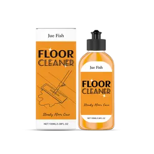 Jue Fish Floor Cleaner, Gentle Decontamination & Polishing, Fresh Long-lasting Scent, Suitable for Wooden Floors and Tiles