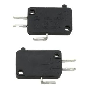 KW7-0 Contact Switches 2pcs Microwave Push Button 1NO 1NC Contact Micro Switches Normally Open Close Limit Switch KW7-0 Micro Switch