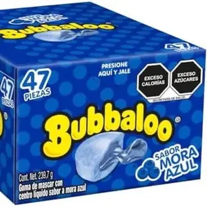 Bubbaloo Mora Azul  Bubblegum