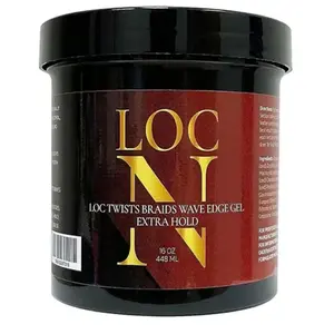 LOC N Twists Braids Wave Edge Gel Extra Hold Long Lasting
