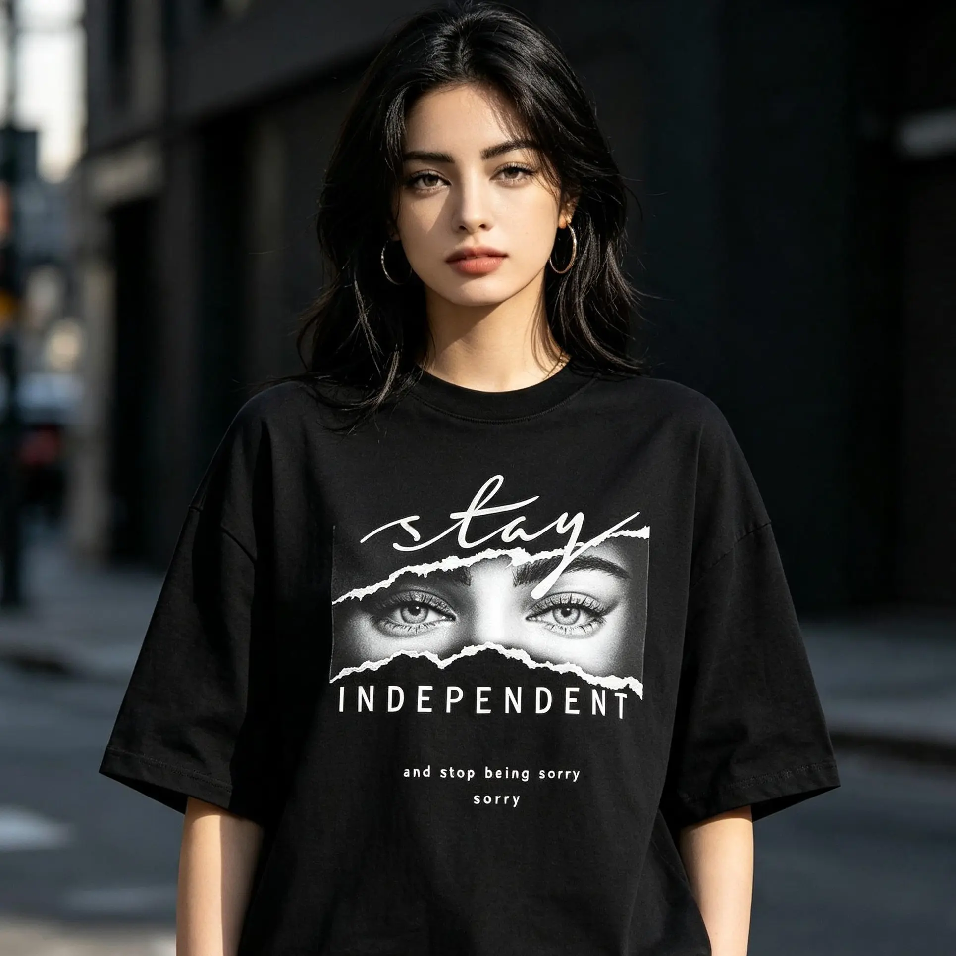 The original product's core information and features related to women's T-shirts are not provided, so a compliant revised title cannot be created. Please supply details such as style, fabric, fit, or usage scenarios to generate a valid title.