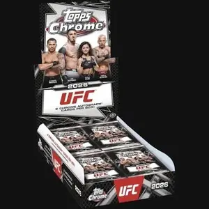 2026 Topps Chrome UFC Hobby Box- 2 Autographs