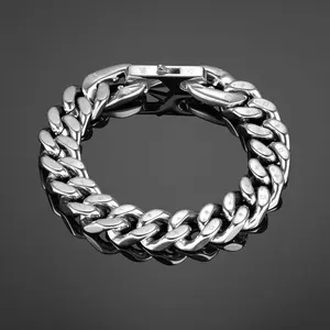 The Designer Cuban Bracelet - Silver RG3014