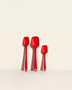 3-Piece Multi-Use Spoonula Cooking Utensils Set - Kitchen Spatula, Scoop for Essential Cooking Tasks