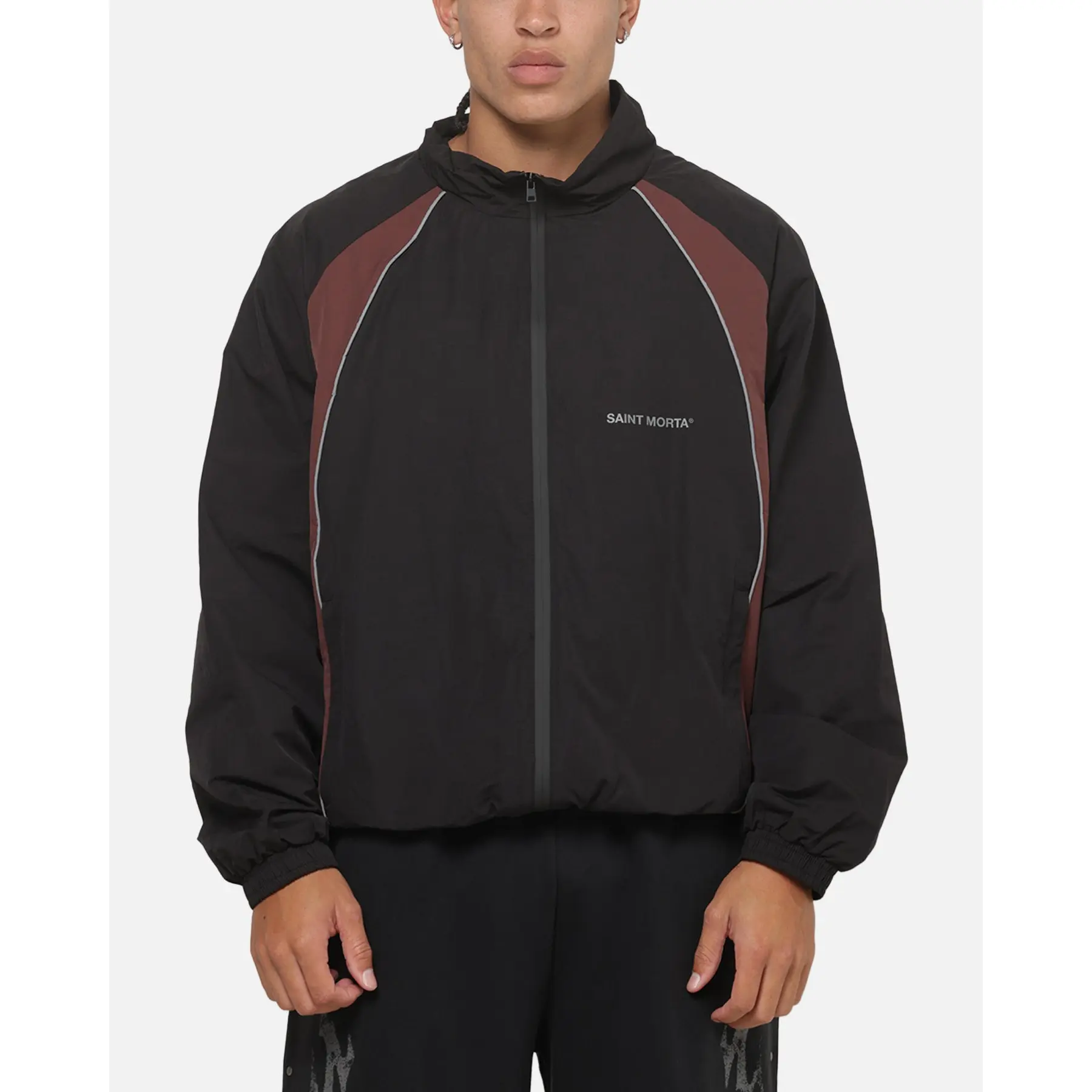 Saint Morta ATHLTC Windbreaker Black/Port