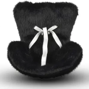 Cute Plush Car Doll Seat Cushion, Adorable Air Vent Decoration, Women & Girls Car Interior Accessories (Red and Black Styles)