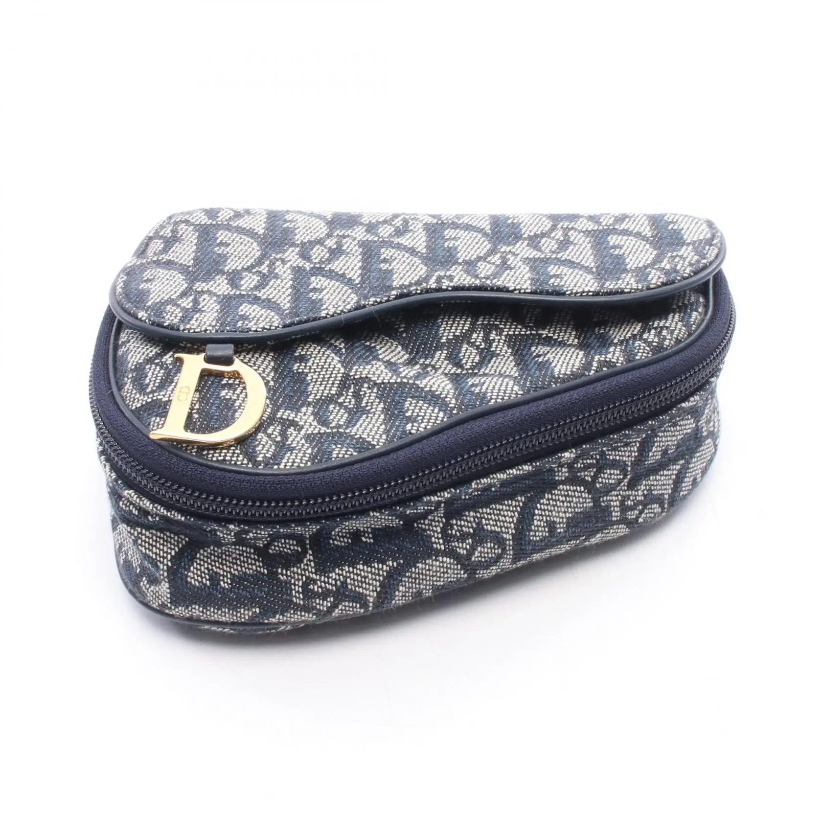 Pre-owned Dior Canvas Tote Bags Saddle Trotter Leather Bag