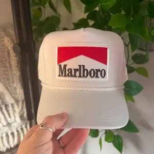 Marlboro White SnapBack Hat -
