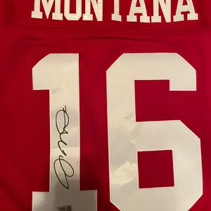 Joe Montana Autographed 49er’s Jersey, Mitchell & Ness Fanatics Authenticated!!!!