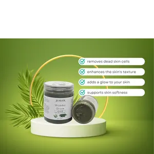 JUSEEN Asosi Pesi Wonder Green Emulsifying Scrub to Mask - Herbal Scrub to Mask for Skin Softness & Glow Formula