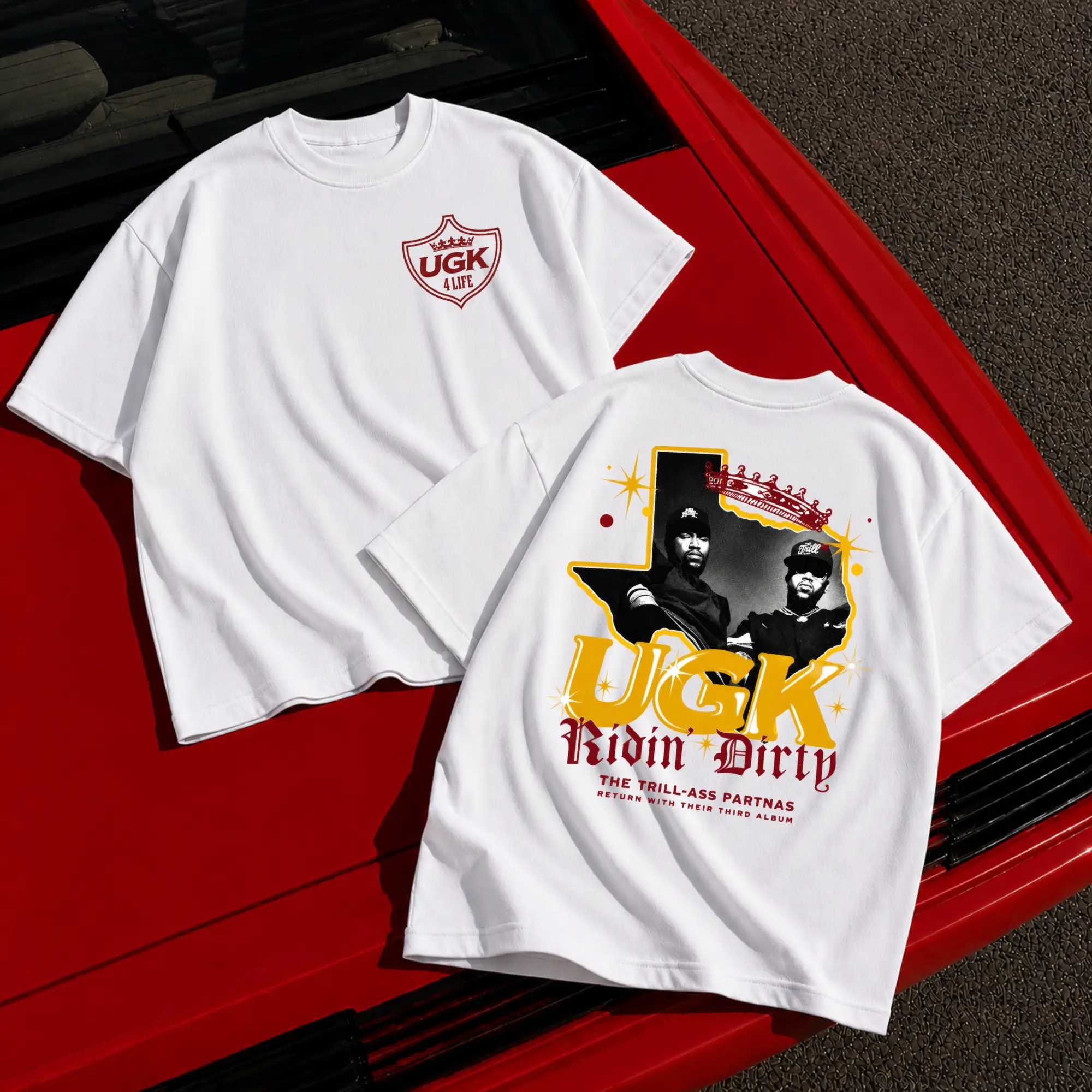 Ridin' Dirty UGK 4 Life Shirt, Unisex Shirt, Gift For Fan, For Men, For Women, Full Size, Full Color
