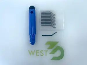 Deburring tool with 10 rotary deburr blades for 3D printing post processing
