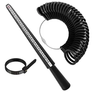 Ring Size Measuring Tool, HK/US Ring Size Measuring Ruler Tool Set, Jewelry Making Accessories, Easy To Use Ring Size Stick