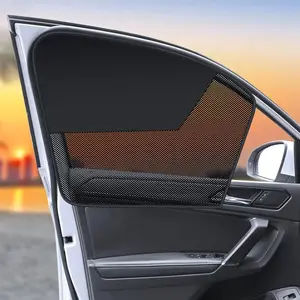 Magnetic Car Window Sunshade, Car Side Window Sunshade, Auto Side Window Sun UV Protector, Universal Car Accessories, Sun Shade Mesh, UV Protective Sunshade