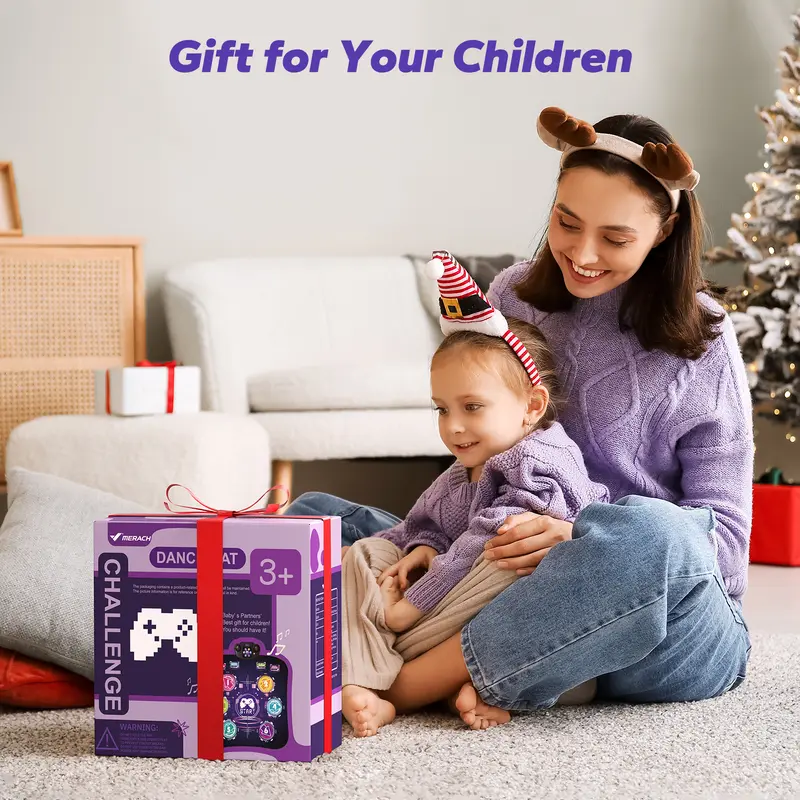 Merach Dance Mat Bluetooth Electronic Dance Pad with Light-up 6-Button 8-Button Built-in Music Dance Game Toy Gift for Kids Girls Boys 3-12 Years Old Summervibes Merach Dance Mat Bluetooth Electronic Dance Pad with Light-up 6-Button 8-Button Built-in Music Dance Game Toy Gift for Kids Girls Boys 3-12 Years Old Summervibes