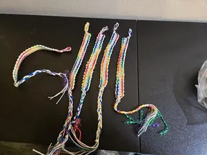 Rainbow bracelets set of 5