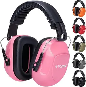 Noise Cancelling Ear Muffs for Adults, SNR 33dB Hearing Protection, Adjustable Safety Earmuffs for Construction