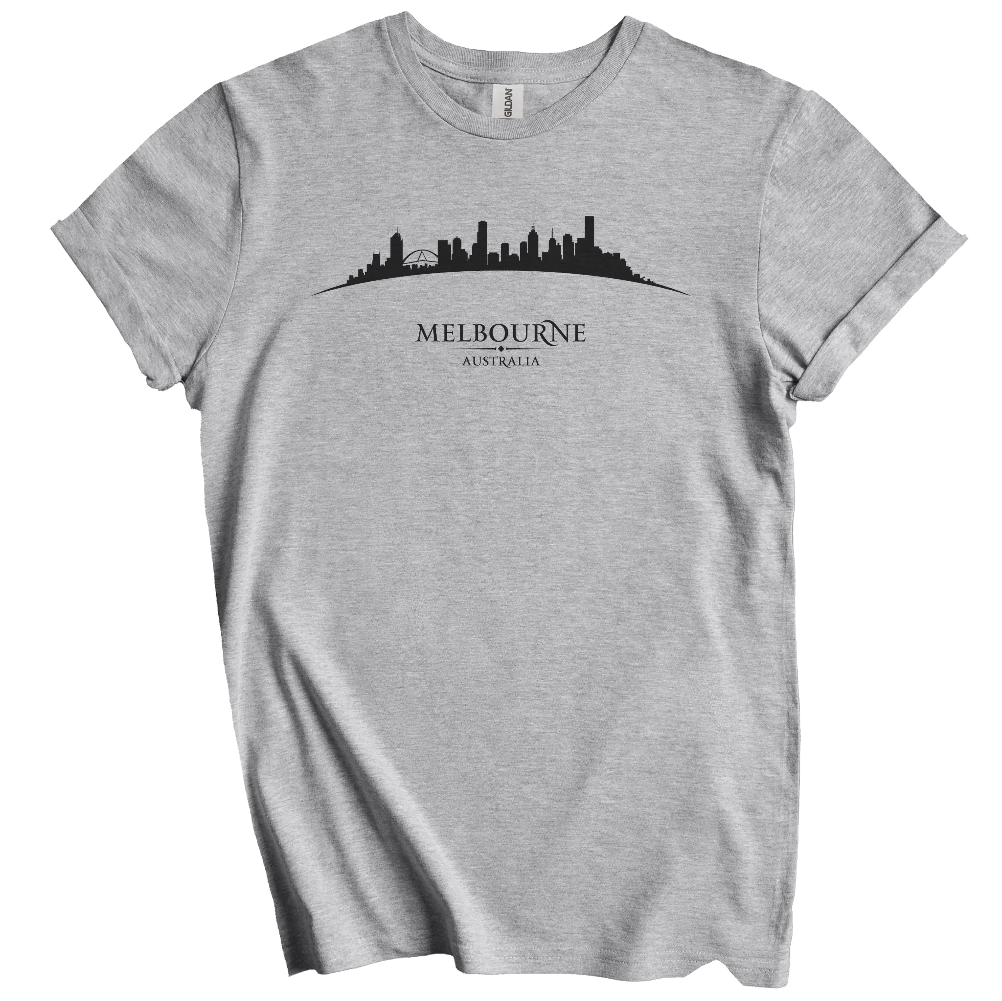Melbourne Australia Cityscape Downtown Skyline T-Shirt