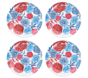 C&F Home Set of (4) 4th Of July Dessert Plates