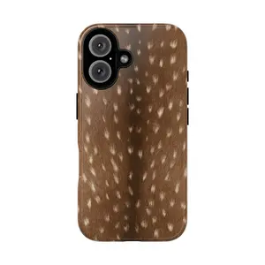 Deer Phone Case - Stylish Tough Protection with Unique Modern Pattern for Everyday Use & Gift Giving - Lexan Plastic with UV Protection & Lay-Flat Bezel