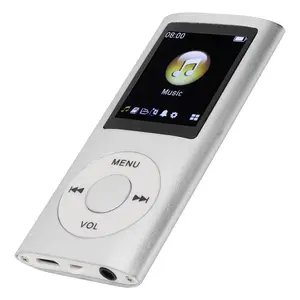 MP3 Player, Classic & Fashionable Versatile 1.8" Screen Portable MP3 Music Player, Media /Music/Audio Player with Accessories, Silver/Green