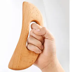 Wooden Manual Massage Tool, Double Ended Acupoint Relaxation Scraping Board, Handheld Massage Tool for Muscle Fatigue Relief, Body Care, Massagers