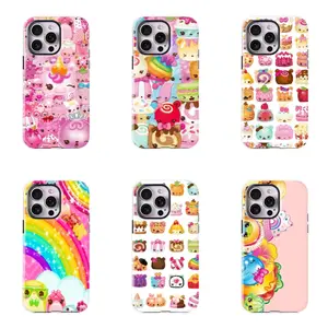 Num Noms Sweetheart Collage Phone Case Y2K Dopamine Sweet Girl Style Drop-Proof Protective Case for iPhone 16/15/14/13/12/11/17 ProMax Plus for Samsung phones, suitable for both men and women,  Perfect Gift for Women Men.A gift for the fans