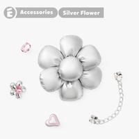Silver Flower Charm