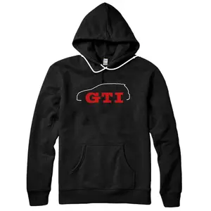 Personalized Car Tees GTI Outline Pullover Hoodie