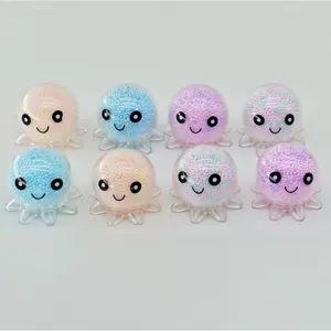 Octopus Foam Beads Squishy, Octopus Stress Relief Toy, TPR Creative Decompression Toy