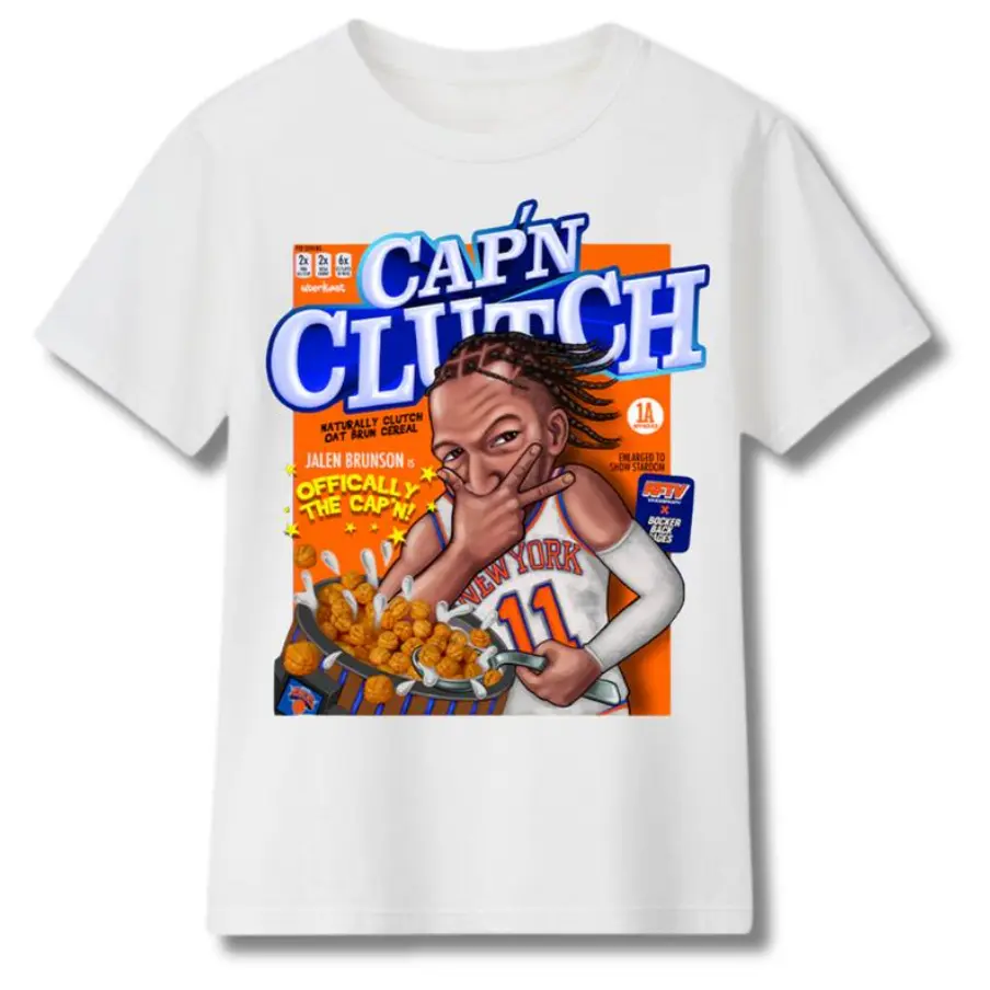 Cap'n Clutch Basketball 2025 T-Shirt, Meme Graphic Tee, For Fans, Unisex Sports Apparel