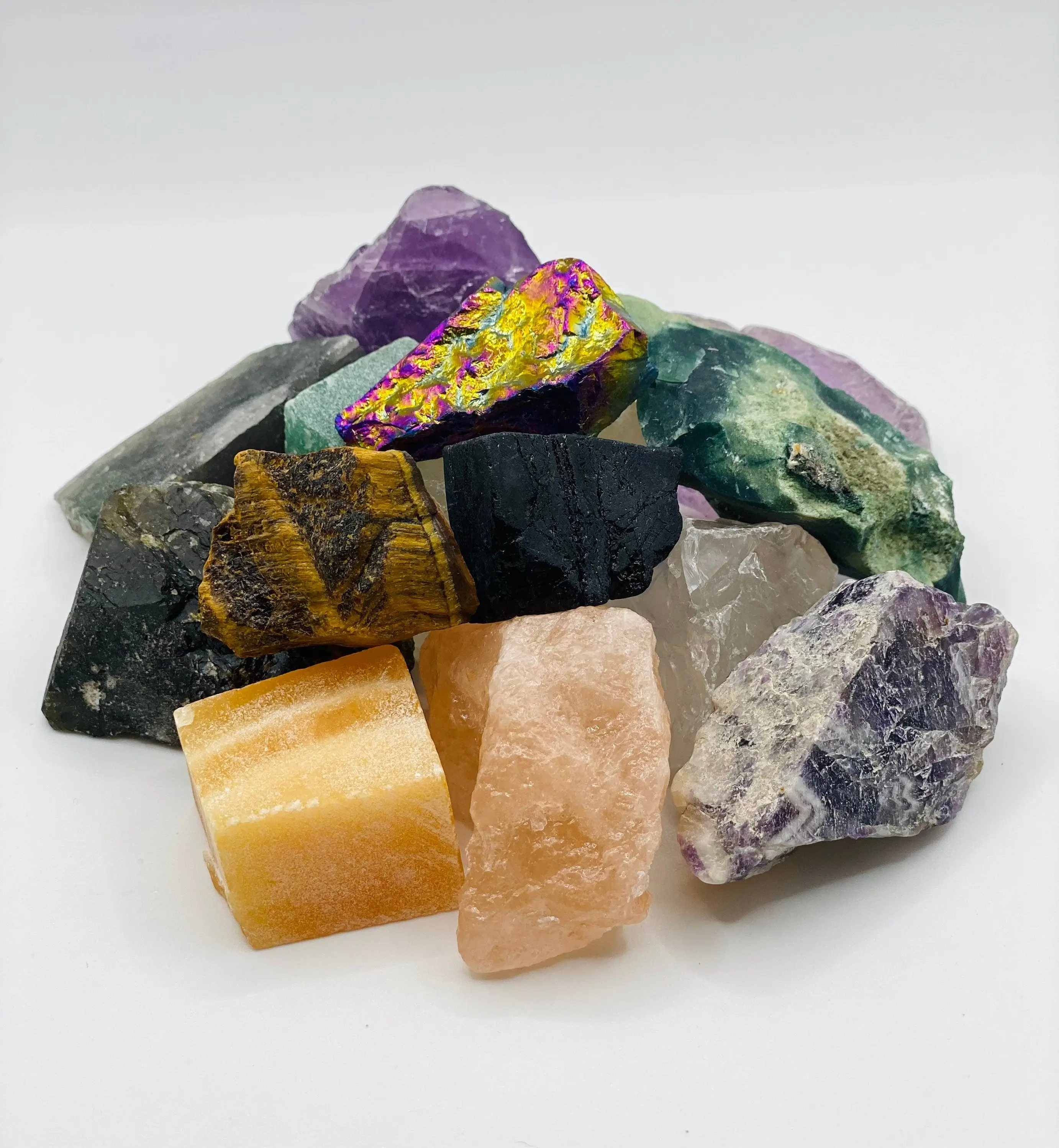 Mixed Crystal Box Set | 1.5 - 2 lbs | Rough Crystals | Stones | Gemstones | Natural | Mystery Scoop | Gift intuitive crystal