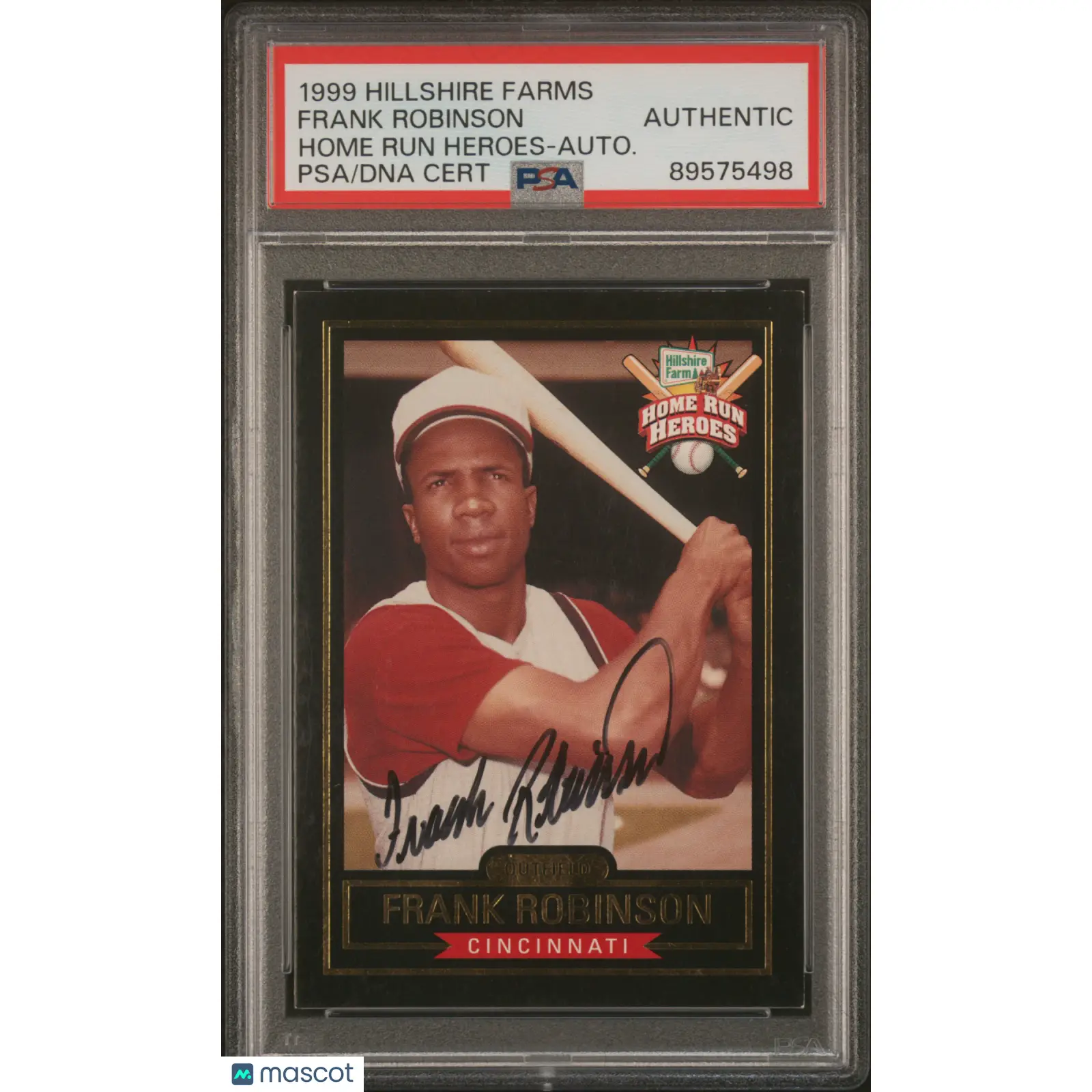 Frank Robinson PSA 1999 Hillshire Farms Autograph PSA/DNA Authentic 89575498