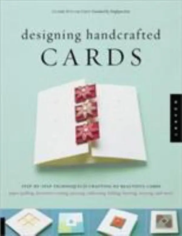 Used English Book - Designing Handcrafted Cards: Detailed Step-By-Step Instructions for 60 Beautiful Creations by Claire Sun-Ok Choi (Soft Cover, Photos Included) - For Card Crafting Enthusiasts