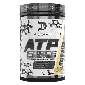 Dragon Pharma ATP Force - 30 servings - Enhanced Creatine System Powdered Supplement Drink Mix for Muscle Strength