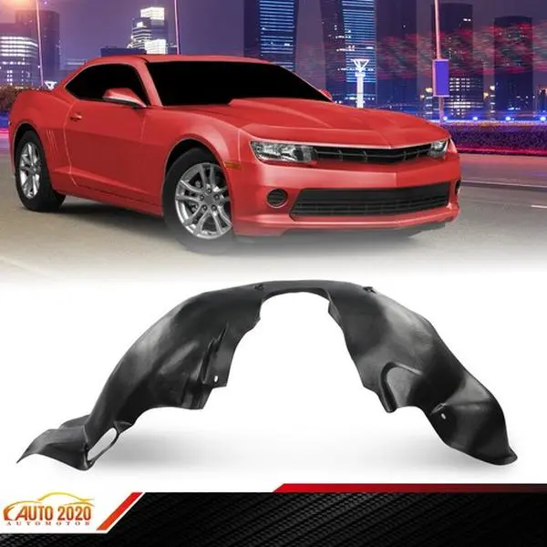 Front Right Passenger Side Fender Liner, Fit For 2014-2015 Chevy Camaro Convertible 2-Door, OE Part 22829468, Gives Upgrade Look, Protects Wheel From Scratches, Sand And Damage