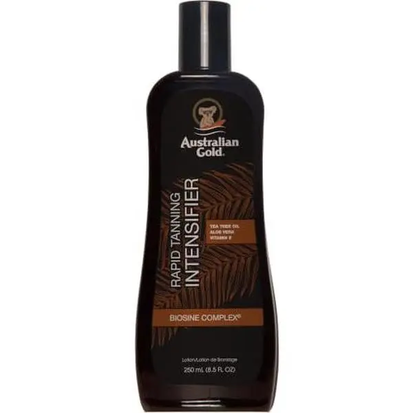 Australian Gold Rapid Tanning Intensifier Lotion, 8.5 Fl Oz | With Tea Tree Oil and Aloe Vera | Vitamin E