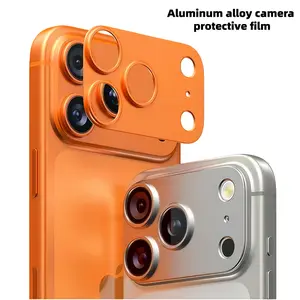 Integrated hollow metal camera lens protective film For iPhone 17 Pro Max Anti fall explosion-proof and scratch resistant aluminum alloy Screen Protector Mobile Phone Apple Accessories