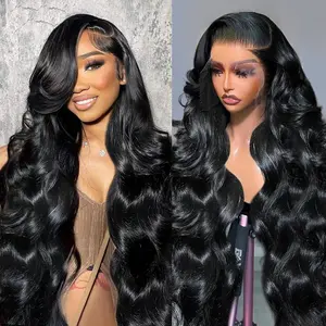 Subella Hair Body Wave Lace Front Wigs Human Hair 220% Density Frontal Human Hair Wigs for Black Women 13x6 Transparent Lace Front Wig Pre Plucked with Baby Hair TikTokShopBlackFriday