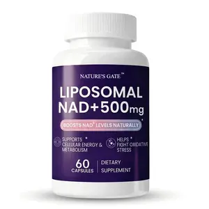 Liposomal NAD+ 500mg – Supports Cellular Energy, Healthy Aging & Skin Vitality* | with Resveratrol & Astragalus | 60 Capsules | 30-Day Supply