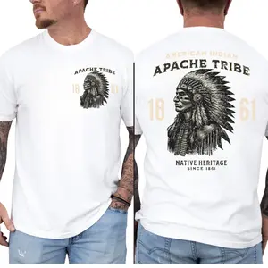 Custom Native American Tribe 1861 Shirt, Native Heritage Graphic Tee, American Indian Vintage T-Shirt, Indigenous Pride Fashion Cotton, Full Colors, Full Sizes, For Men and Women