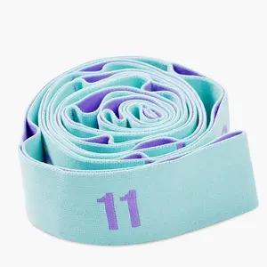 Multi Loop Yoga Stretch Band 11 Grid Elastic Trainer
