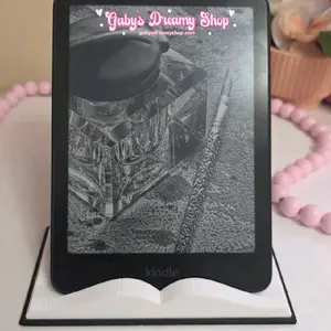 Book Shaped Kindle Stand, 3D Printed Book Shaped E-Reader Stand